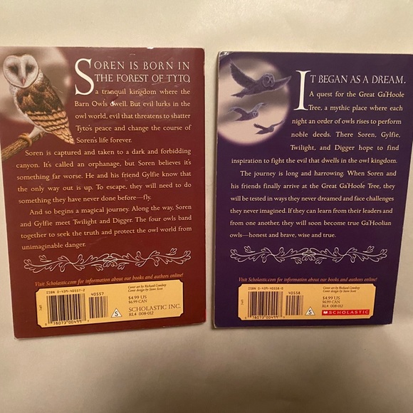 🎉2/20 Set of 2 Guardians of Ga’hoole YA Novels Fantasy Series Netflix Owl Books - Picture 3 of 7